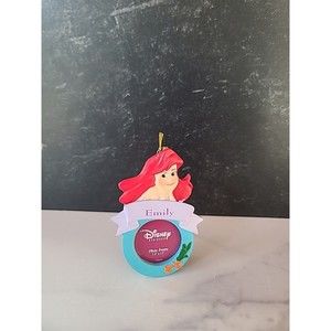 Disney's Little Mermaid "Emily" Photo Framed Christmas Ornament